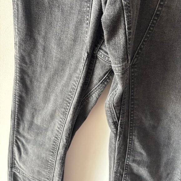 Dovetail Workwear Women's Size 4/32  Black Faded Denim Freshley Overalls Bibs - Picture 13 of 16